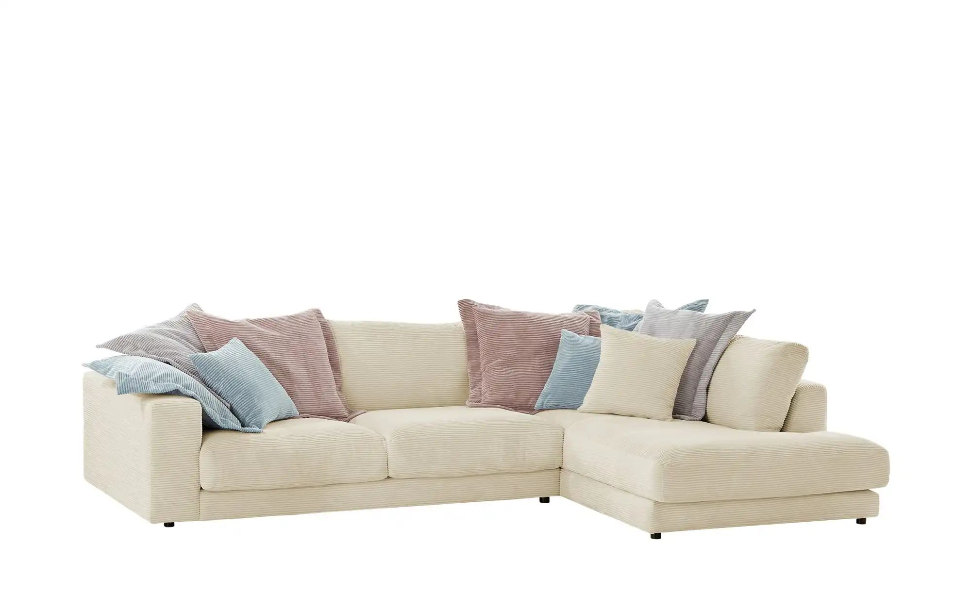 Jette Home Ecksofa Cord Sila ¦ creme ¦ Maße (cm): B: 325 H: 85 T: 224 Polst günstig online kaufen