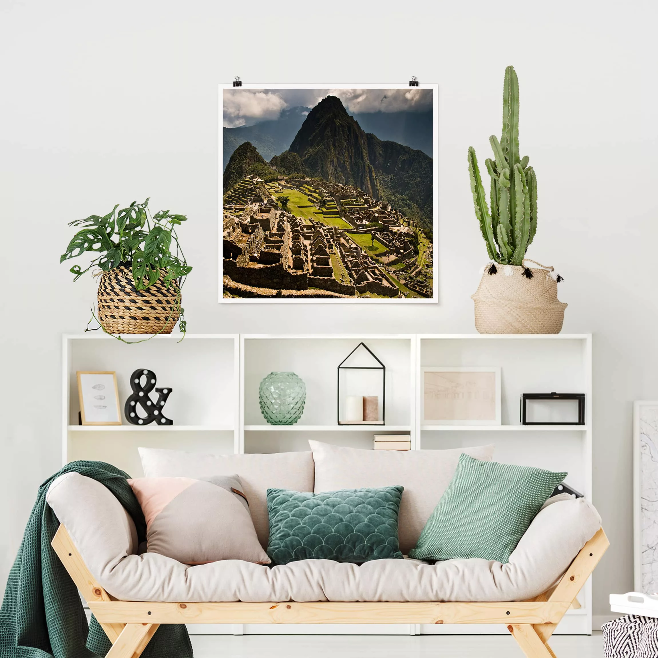 Poster Architektur & Skyline - Quadrat Machu Picchu günstig online kaufen