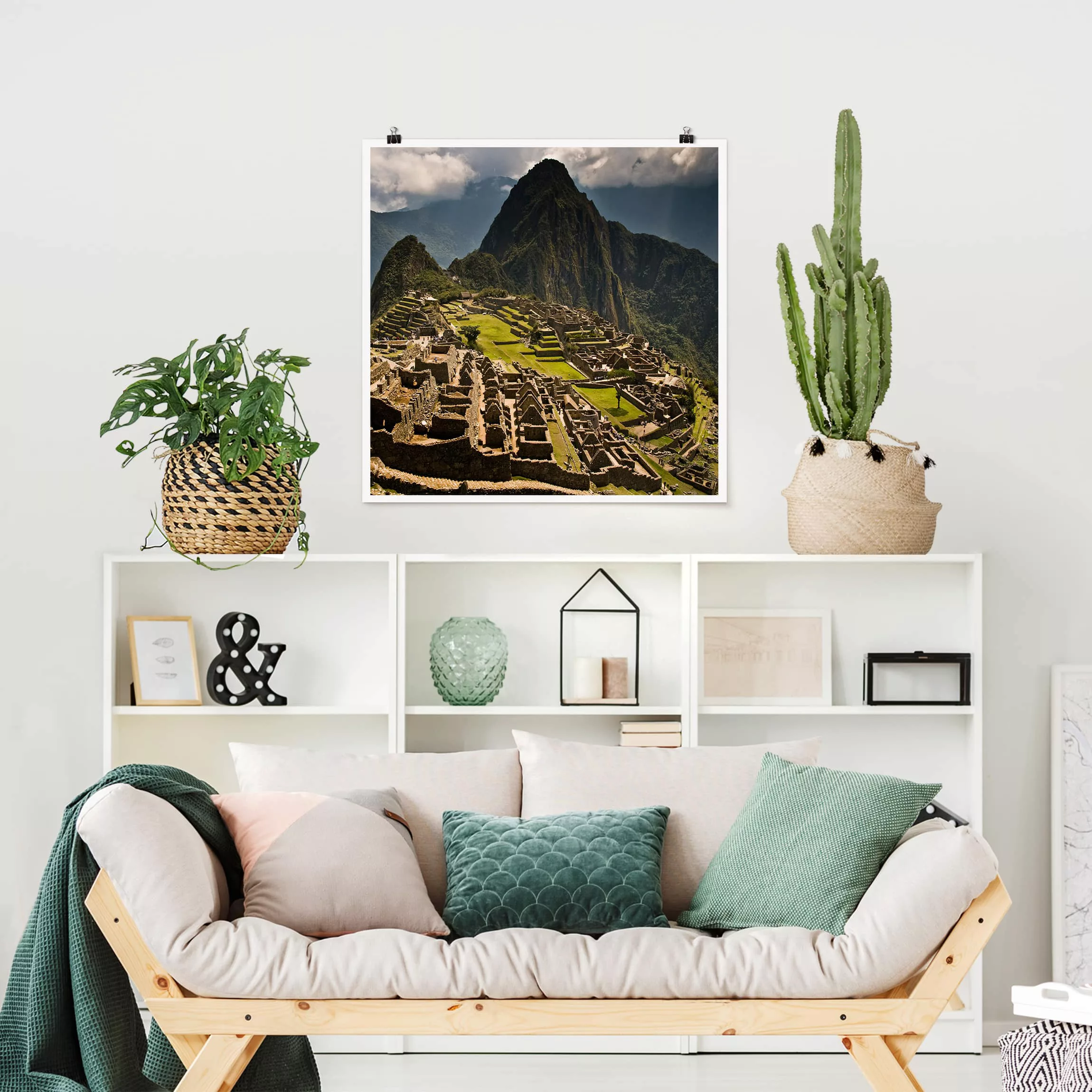 Poster - Quadrat Machu Picchu günstig online kaufen