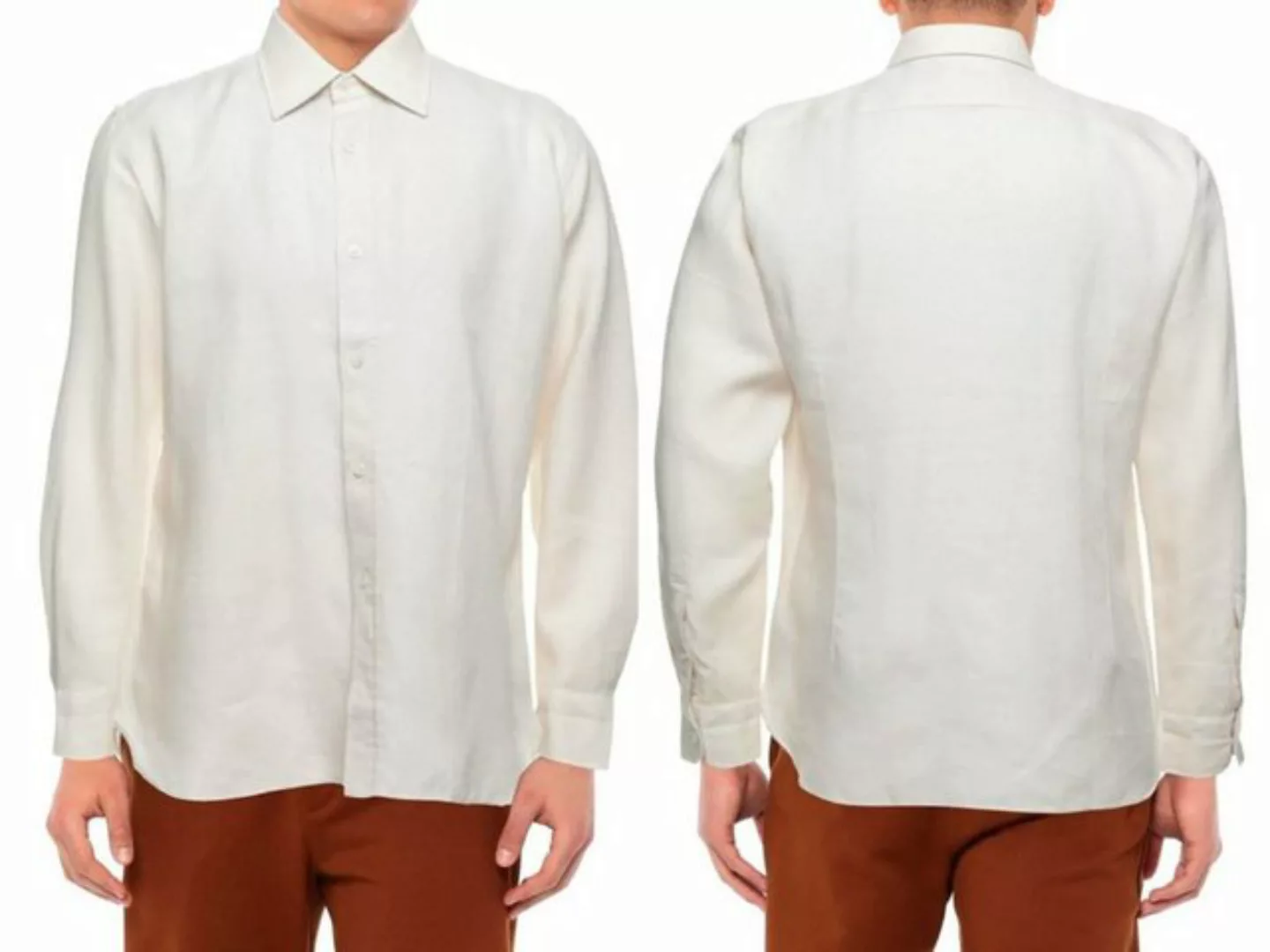 Tom Ford Langarmhemd TOM FORD Iconic Luxury Casual Lino Shirt Leinen Hemd E günstig online kaufen