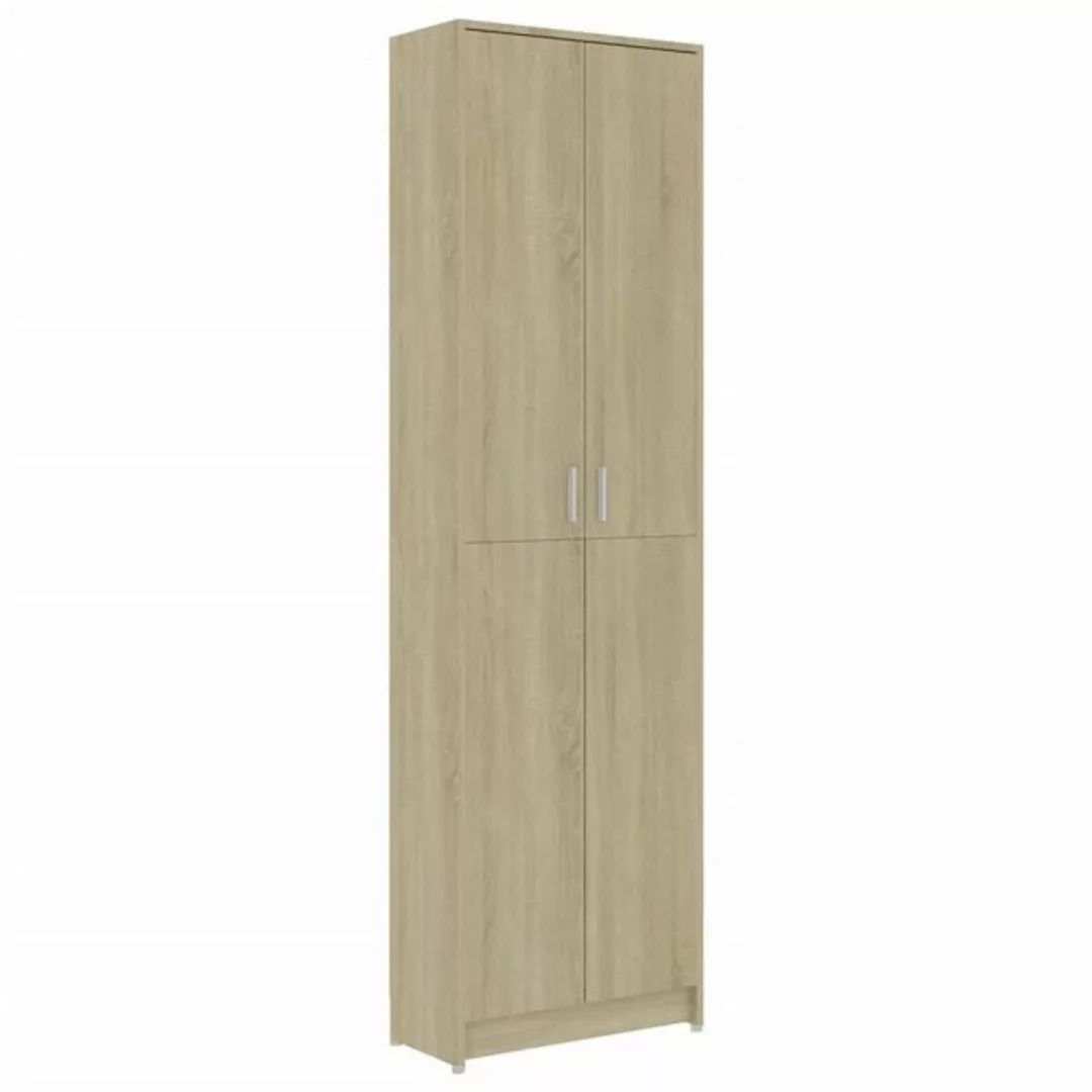 furnicato Kleiderschrank Garderobenschrank Sonoma-Eiche 55x25x189 cm Holzwe günstig online kaufen