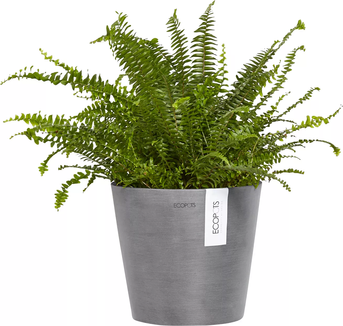 ECOPOTS Blumentopf "AMSTERDAM WALL Grey", BxTxH: 21,8x21,8x17,5 cm günstig online kaufen