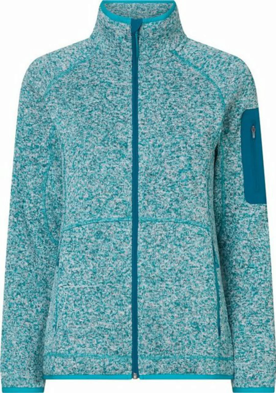 McKINLEY Strickfleecejacke Skeena wms - Damen Fleecejacke - türkis melange günstig online kaufen