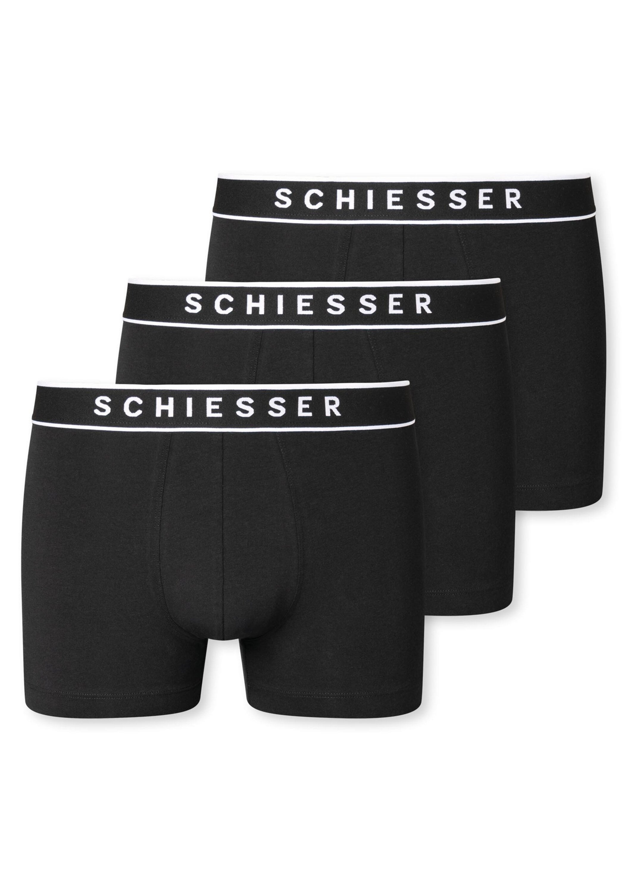 Schiesser Boxer ""95/5"", (3er-Pack), mit softem, tonalem Bund, kontraststa günstig online kaufen