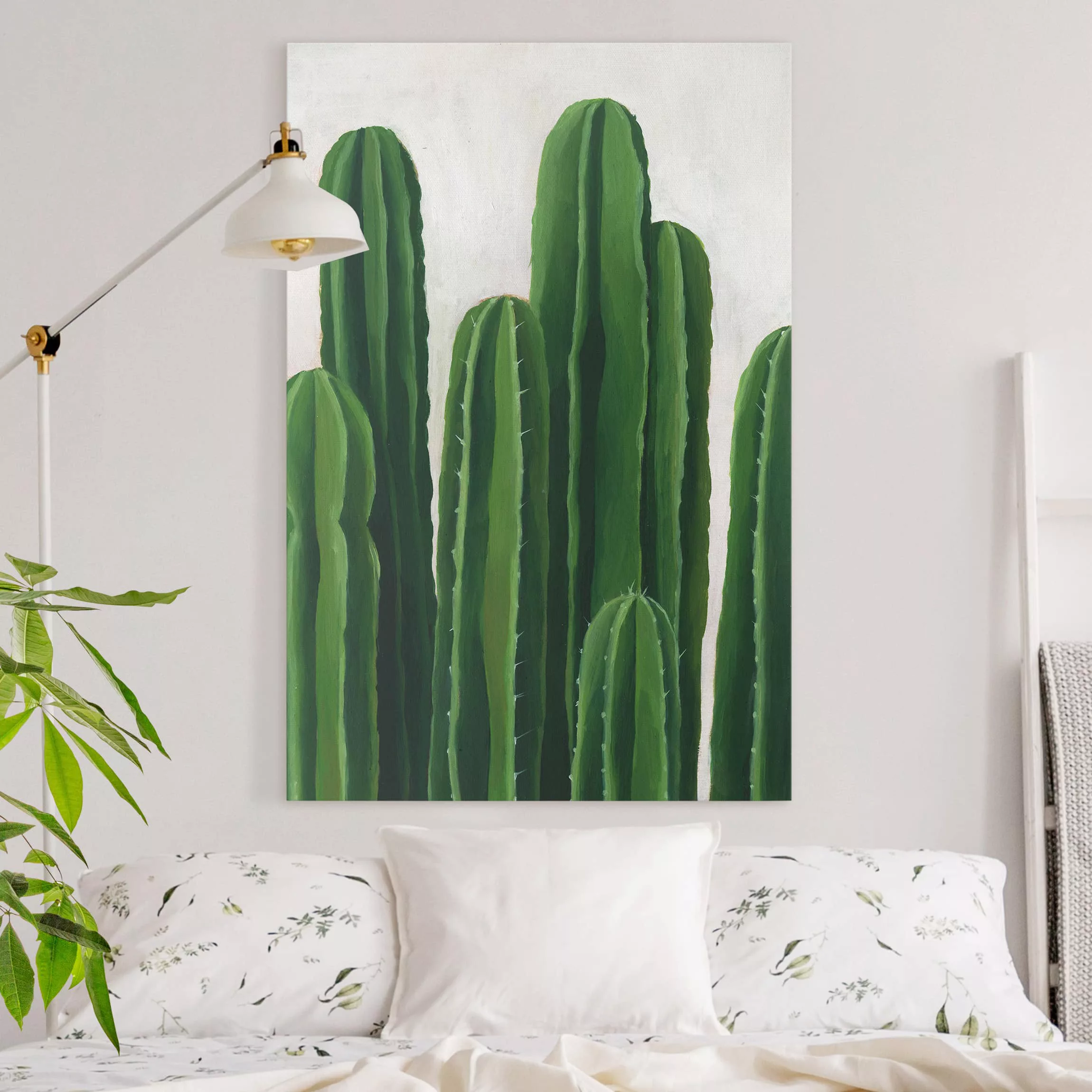 Leinwandbild Botanik - Hochformat Lieblingspflanzen - Kaktus günstig online kaufen