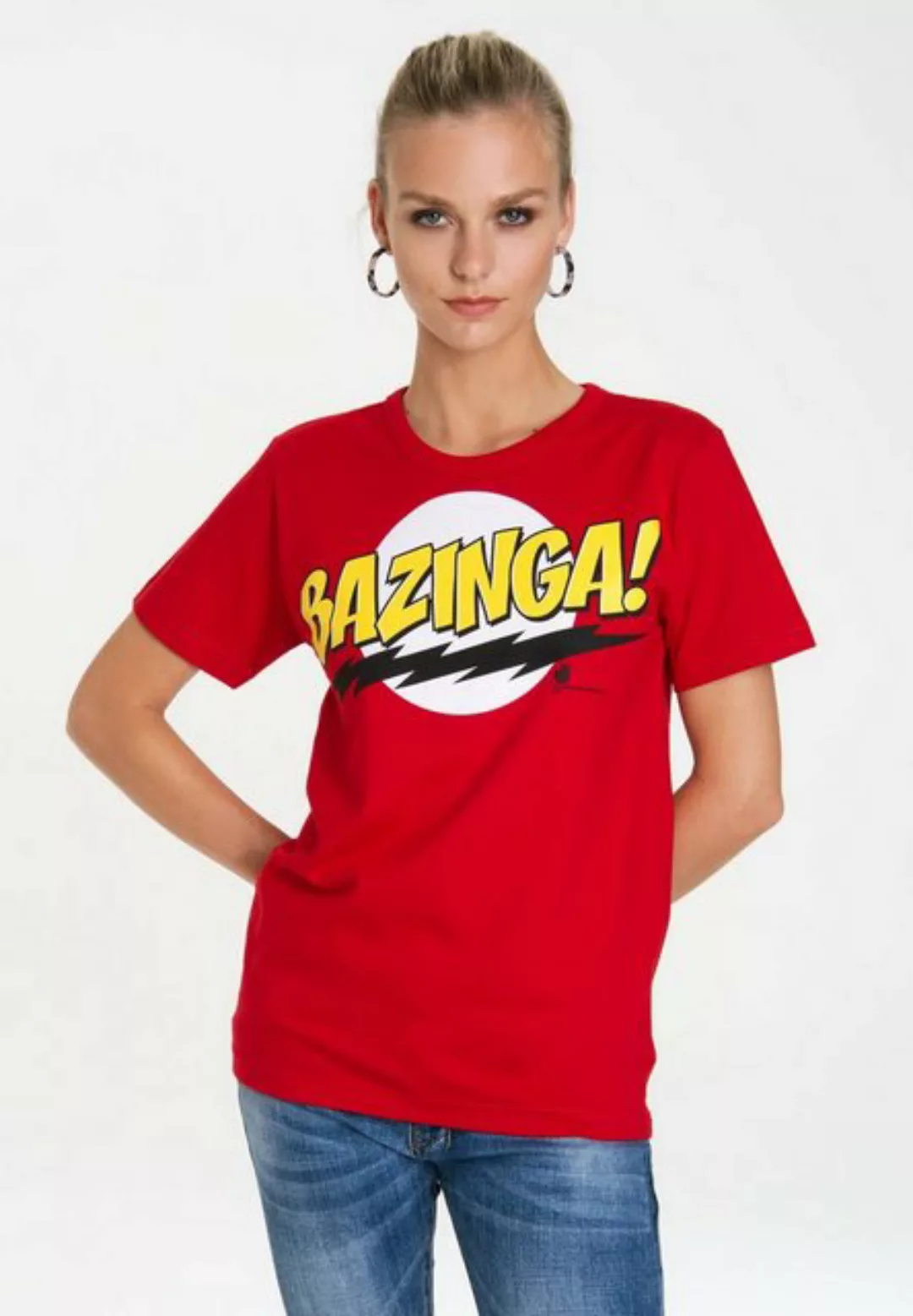 LOGOSHIRT T-Shirt Bazinga mit lizenziertem Frontprint günstig online kaufen