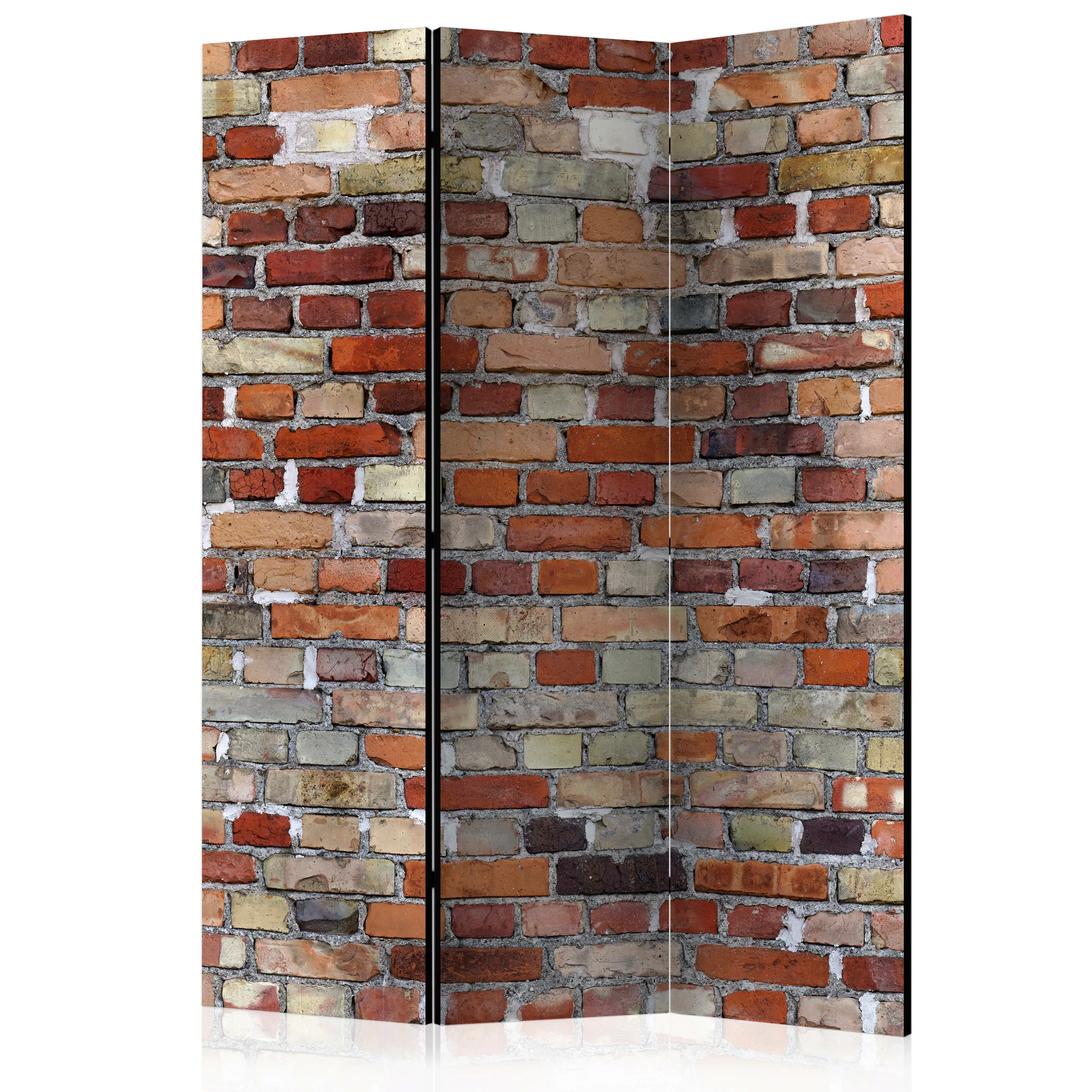 3-teiliges Paravent - Urban Brick [room Dividers] günstig online kaufen