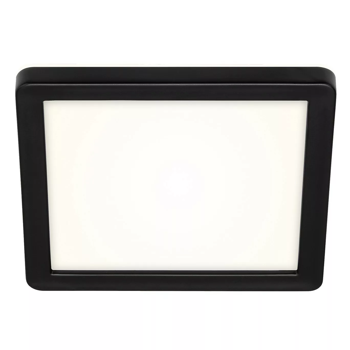 LED-Panel Frankfurt, eckig, 19x19cm, IP44, schwarz günstig online kaufen