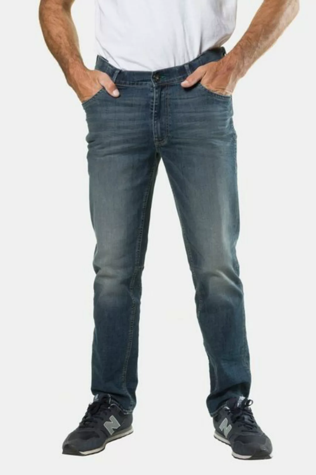 JP1880 Cargohose Jeans Denim Traveller-Bund Straight Fit günstig online kaufen