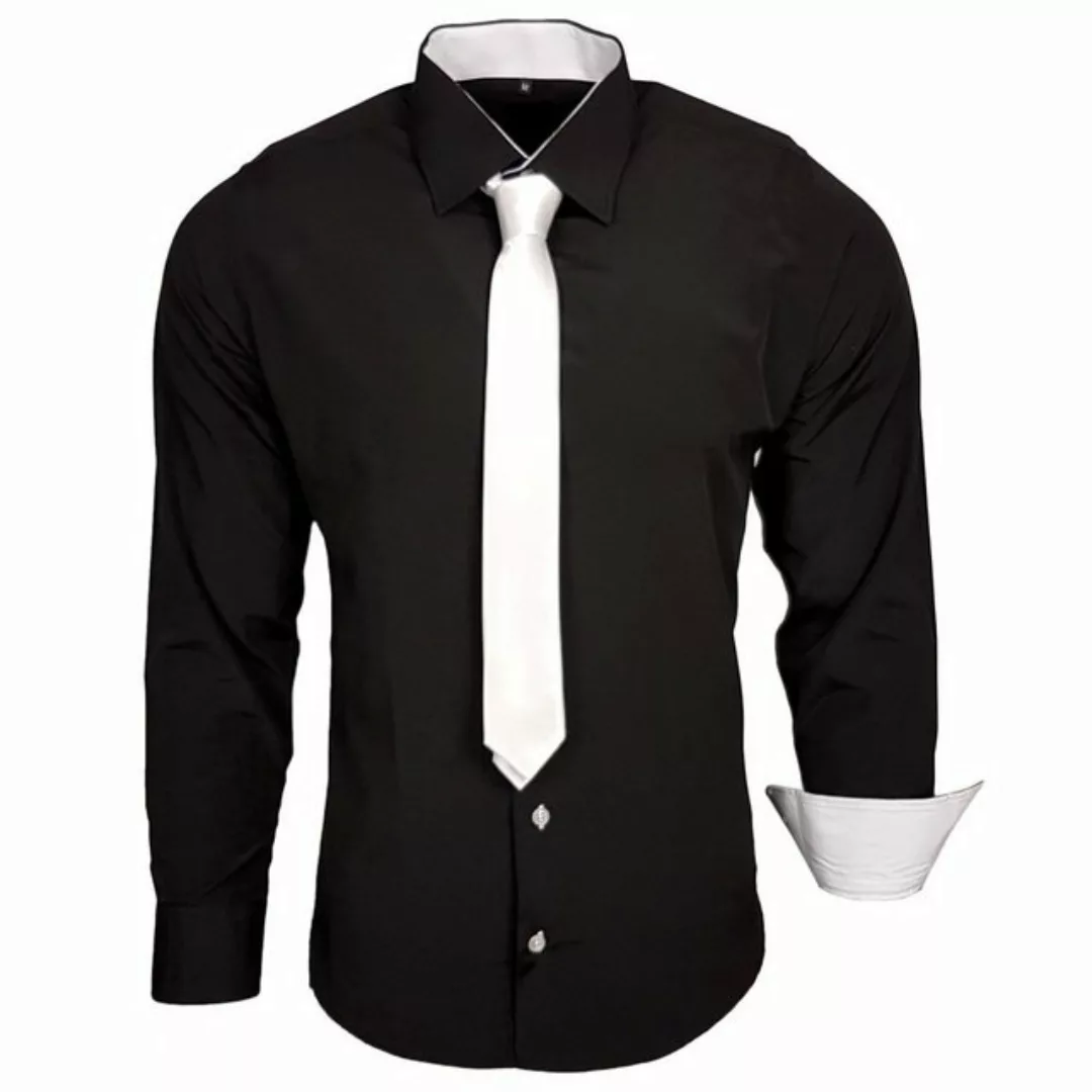 Baxboy Langarmhemd Baxboy Langarmhemd Hemd mit Krawatte im Set (2-tlg) günstig online kaufen