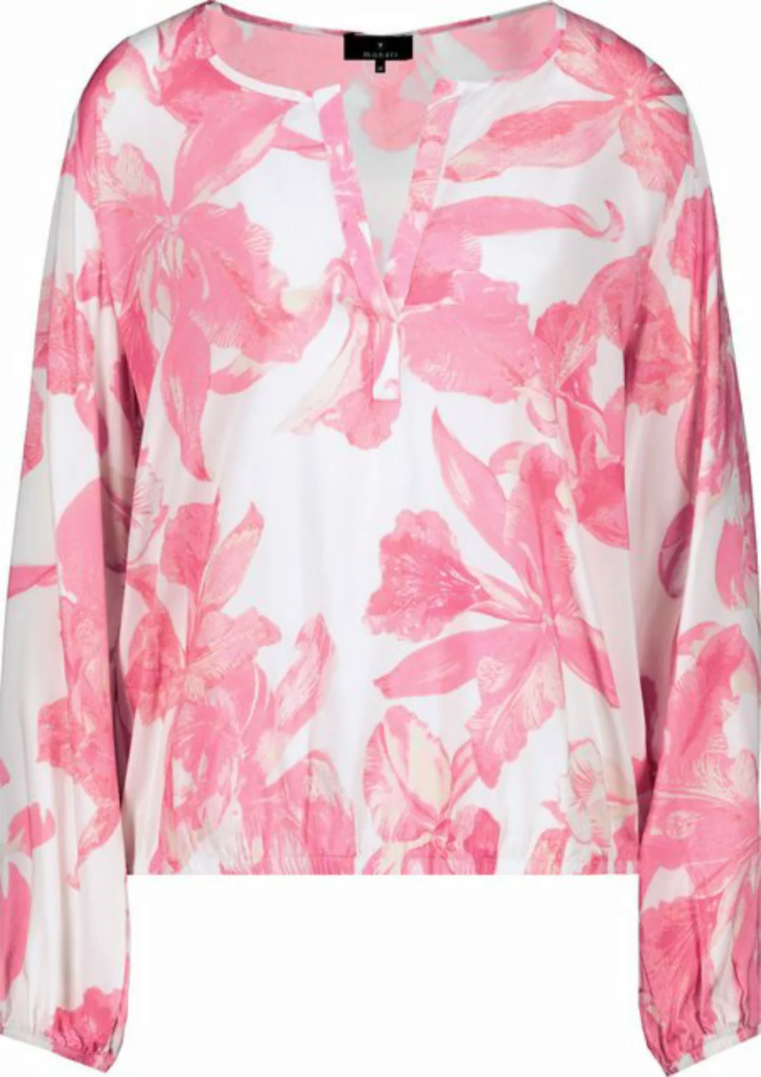 Monari Blusenshirt Bluse, cloudy grey gemustert günstig online kaufen