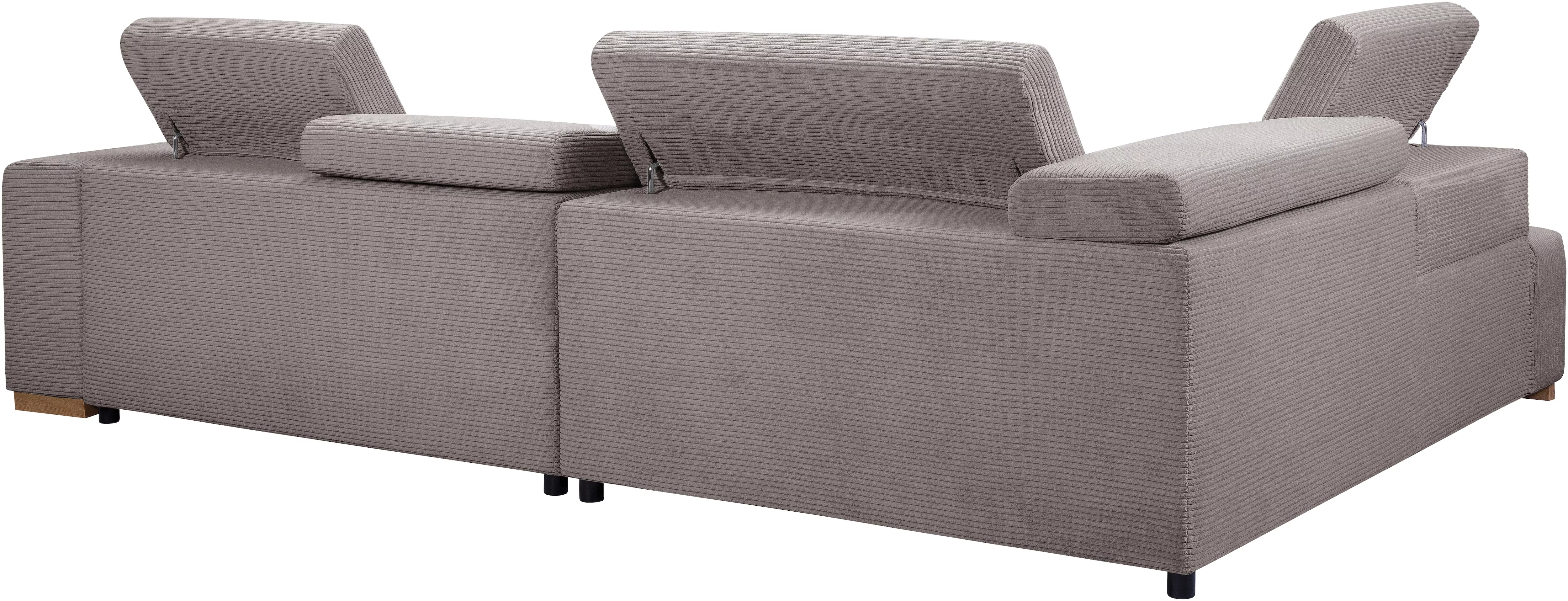 exxpo - sofa fashion Ecksofa "Elianos, hoher Sitzkomfort, aufwendige Kreuzs günstig online kaufen