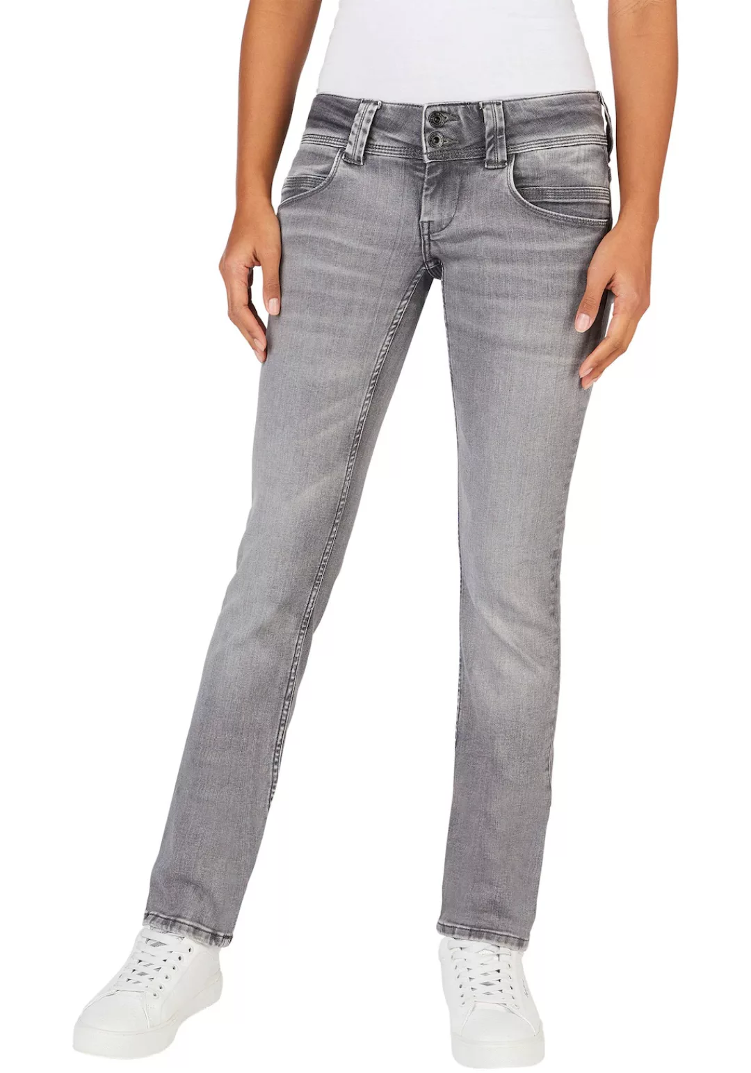 Pepe Jeans Regular-fit-Jeans VENUS mit Badge günstig online kaufen