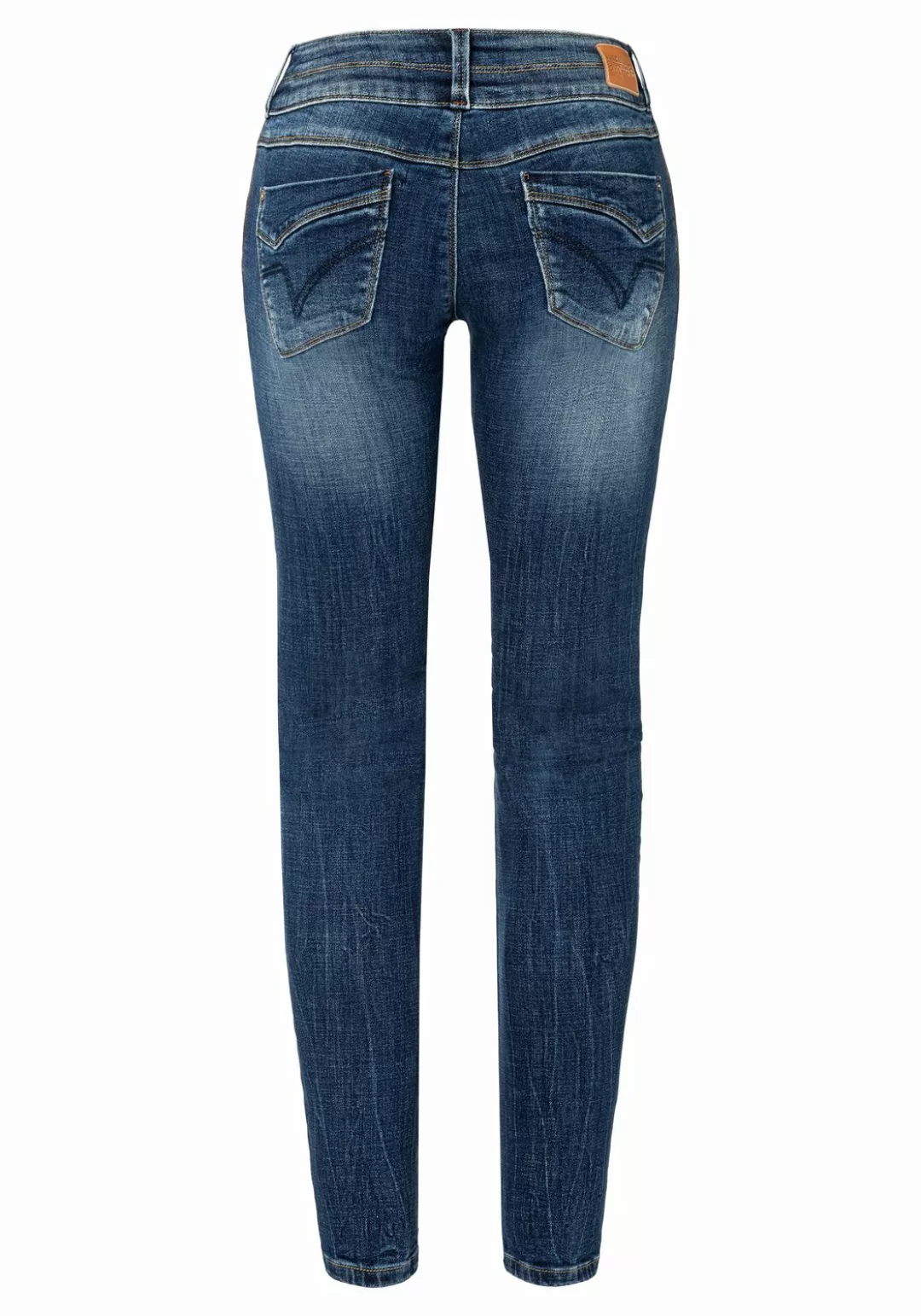TIMEZONE Damen Jeans EnyaTZ - Slim Fit - Blau - Blue Worn Out Wash günstig online kaufen