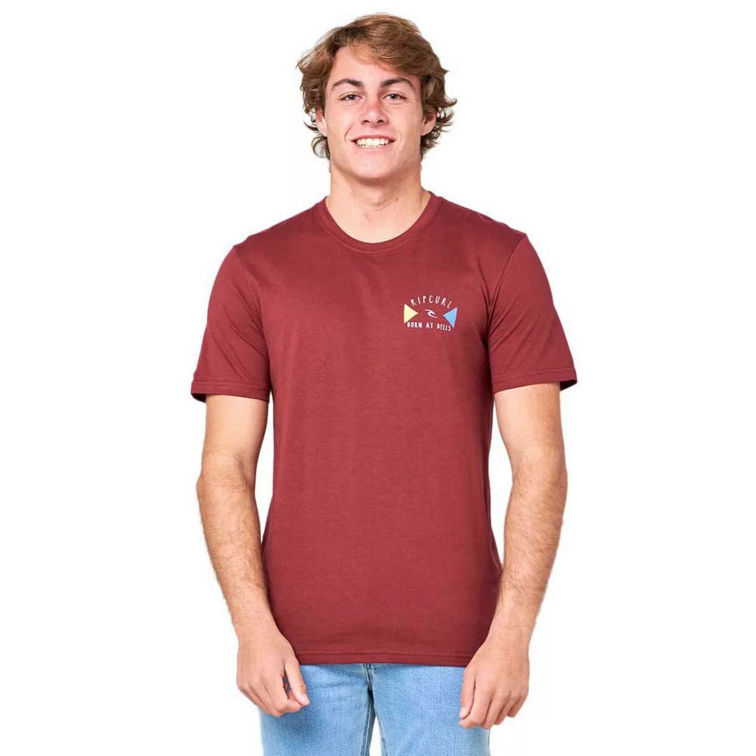 Rip Curl D´ams Kurzärmeliges T-shirt L Maroon günstig online kaufen