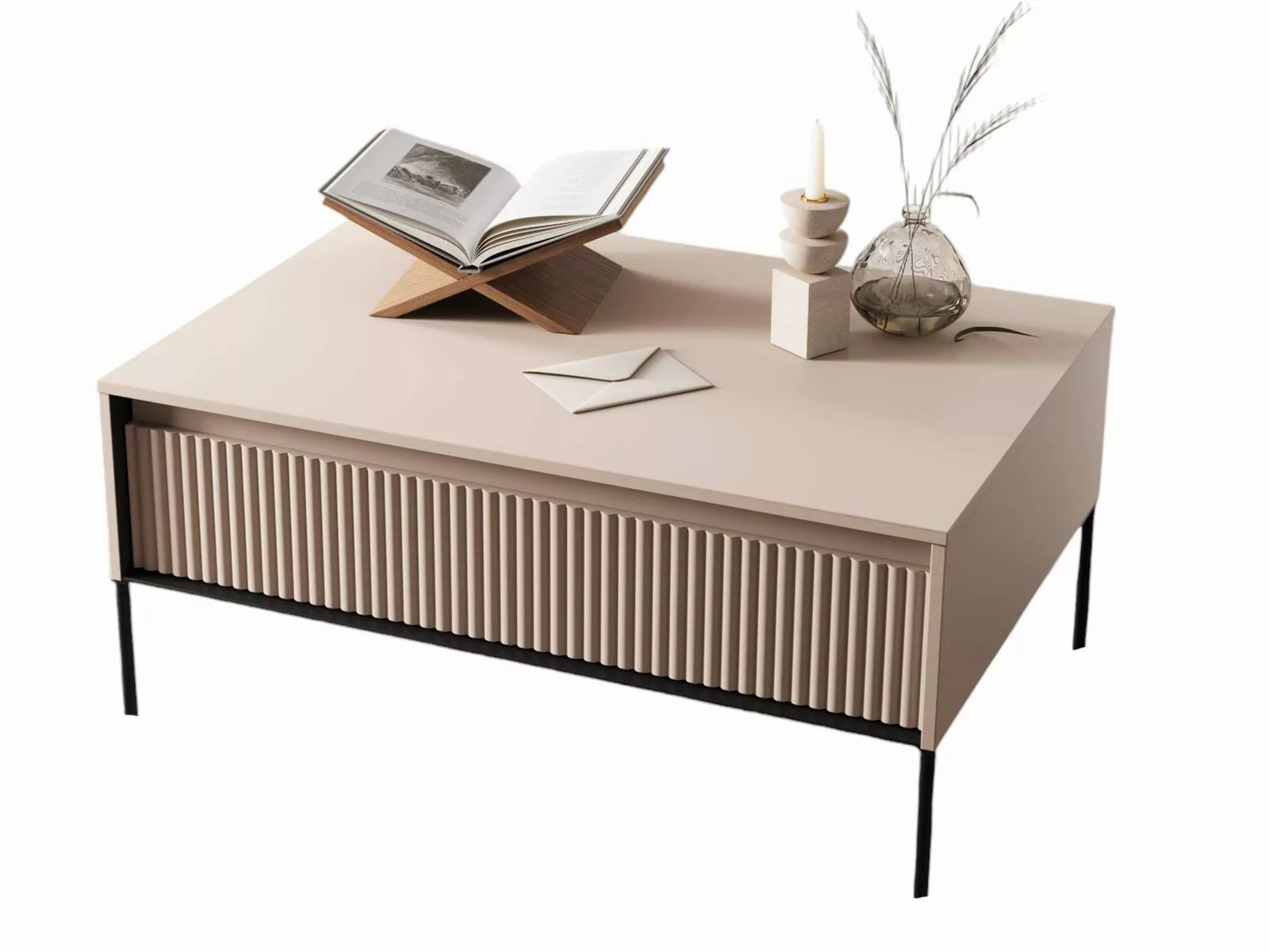 Compleo Couchtisch FLORE mit 1 Schubladen, günstig online kaufen