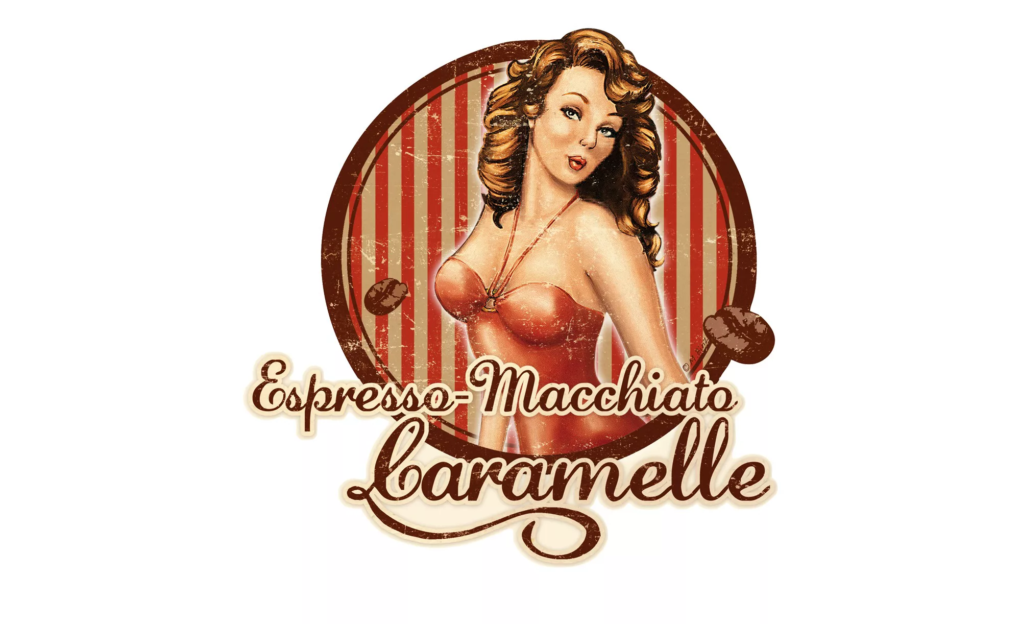Cut-Out  Espresso-Caramelle - 50 cm - 50 cm - Sconto günstig online kaufen