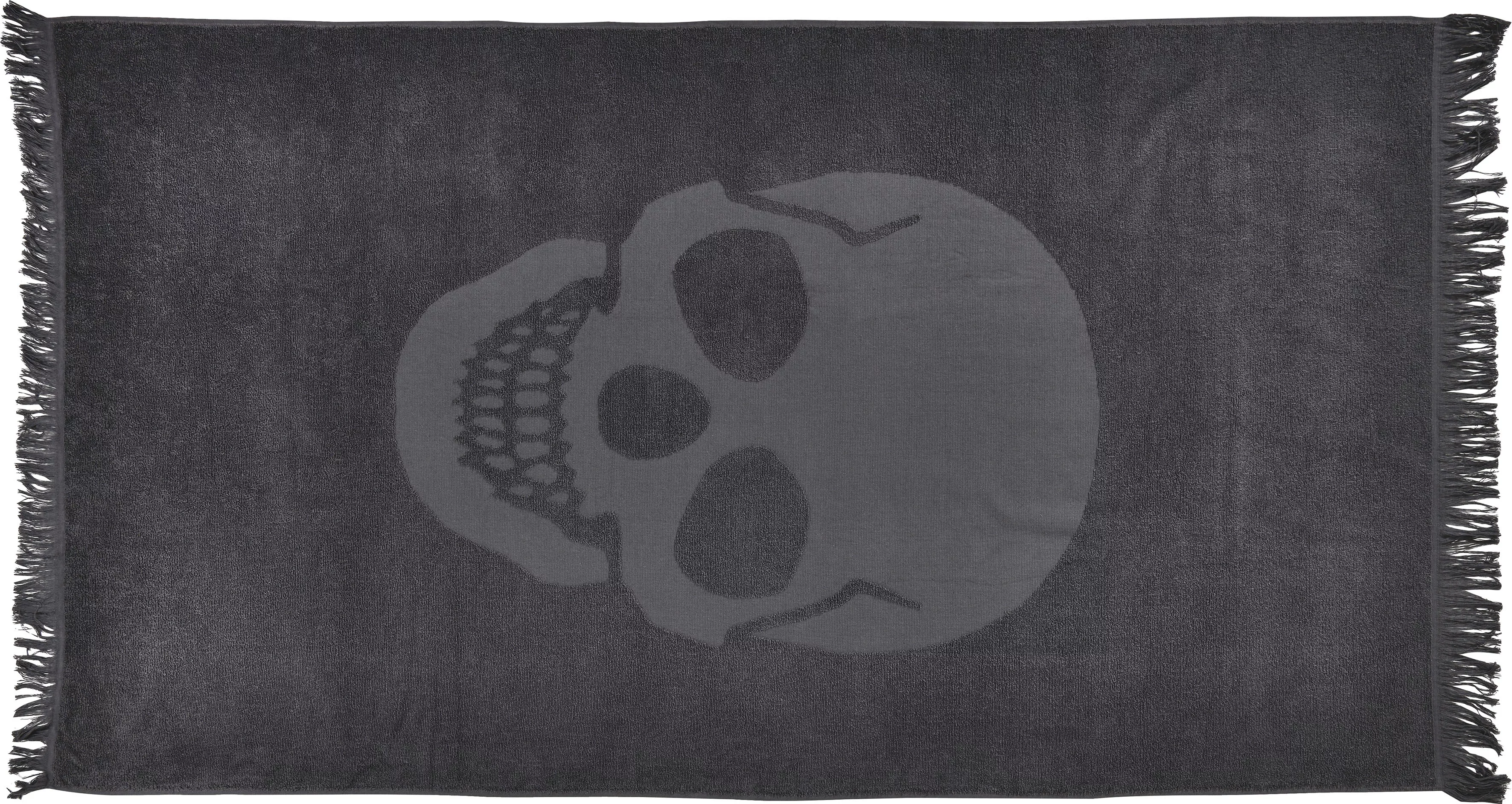 done.® Hamamtücher »Skull«, (1 St., Hamamtuch 90 x 160 cm), saugfähige Frot günstig online kaufen