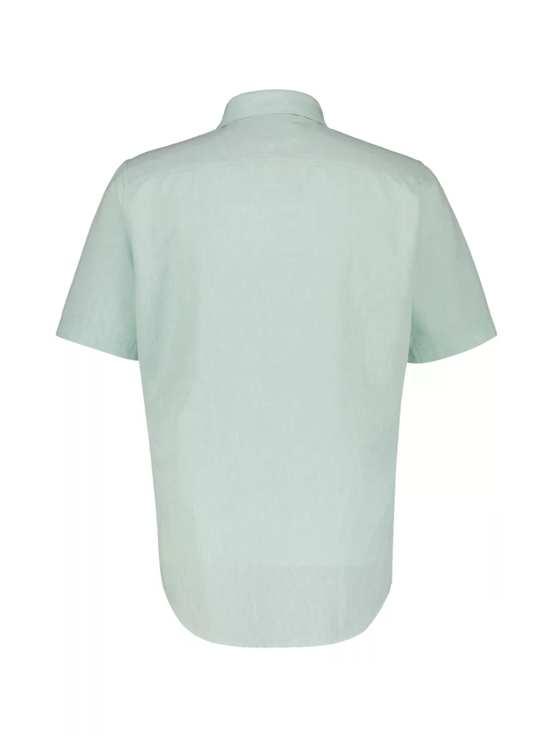LERROS Kurzarmhemd "LERROS Unifarbenes Baumwoll-Leinenhemd" günstig online kaufen