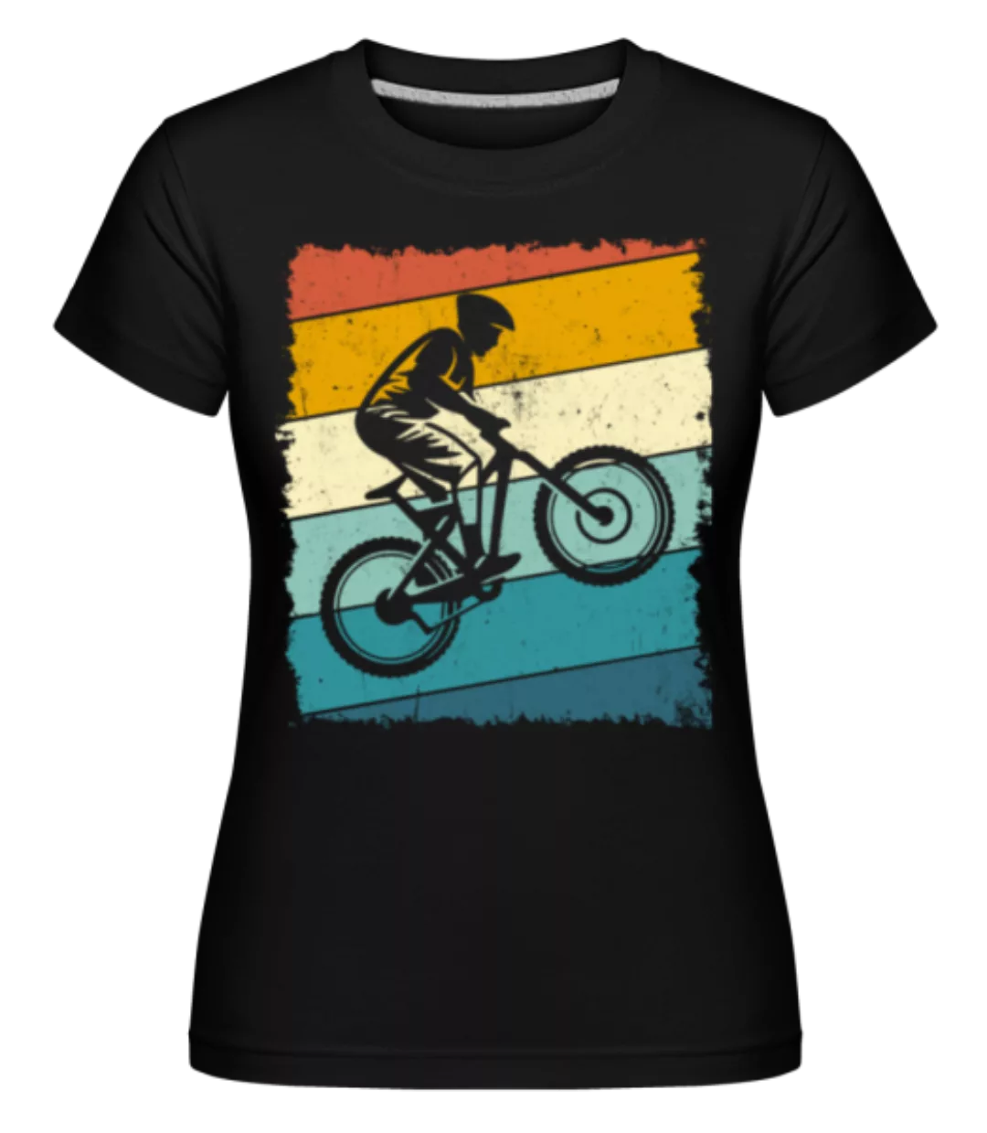Retro Mountainbiker · Shirtinator Frauen T-Shirt günstig online kaufen