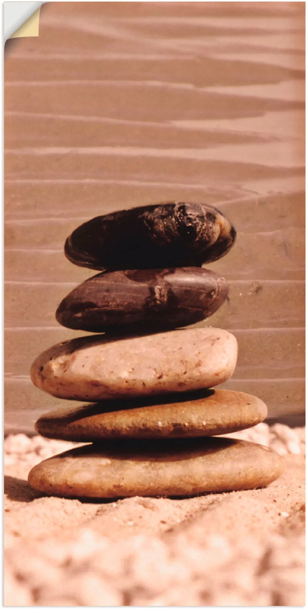 Artland Wandbild "Steine", Zen, (1 St.), als Wandaufkleber in verschied. Gr günstig online kaufen
