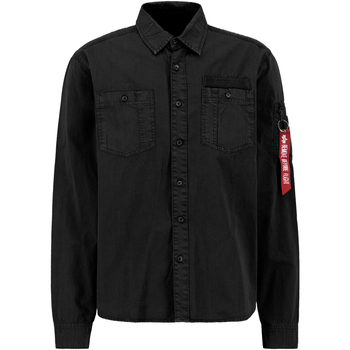 Alpha Industries  T-Shirts & Poloshirts Air Force EMB Shirt - black günstig online kaufen