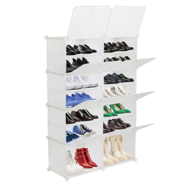 OOTDAY Schuhschrank Shoe Rack Organizer, Turm Regal Storage Cabinet Stand, günstig online kaufen