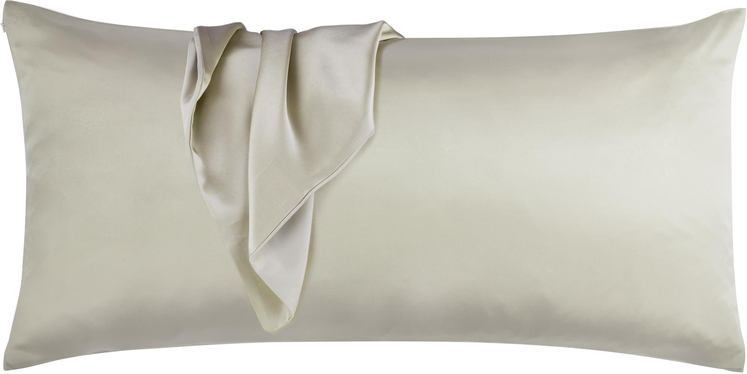 Aspero Kissenbezüge Seiden Kissenbezug 40x80 cm günstig online kaufen