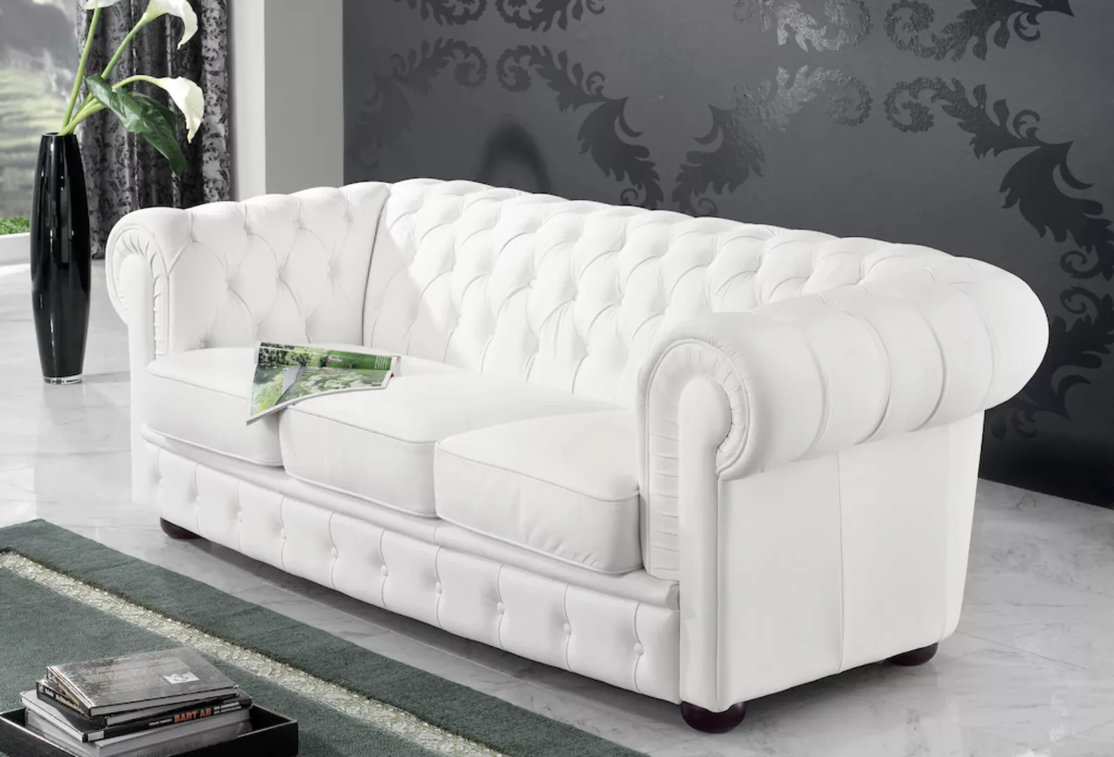 Max Winzer Chesterfield-Sofa "Windsor klassisch, modern und Retro Sofa, hoh günstig online kaufen