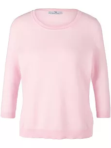 Rundhals-Pullover aus 100% SUPIMA®-Baumwolle Peter Hahn rosé günstig online kaufen