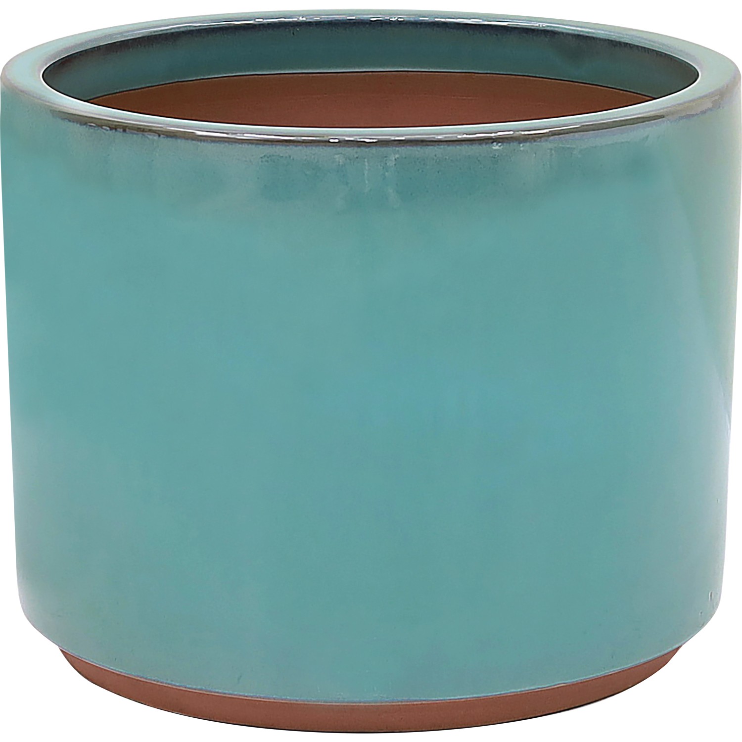 Pflanztopf Keramik Grün-Blau 21 cm x 21 cm x 18 cm günstig online kaufen
