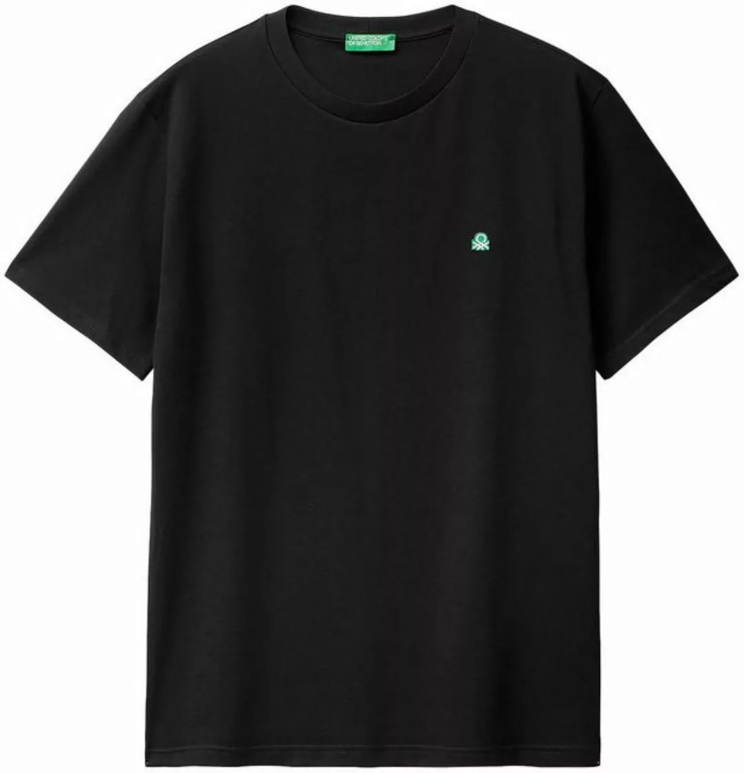 United Colors of Benetton T-Shirt mit Label-Badge günstig online kaufen