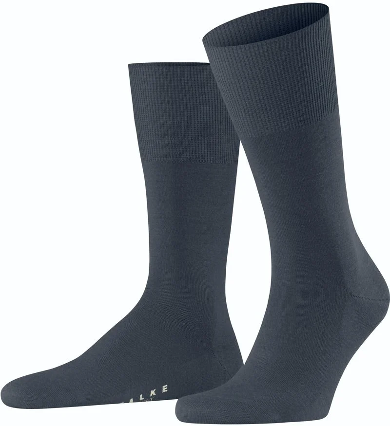 Falke Airport Socke Wool Blend 6688 Dunkelblau - Größe 45-46 günstig online kaufen