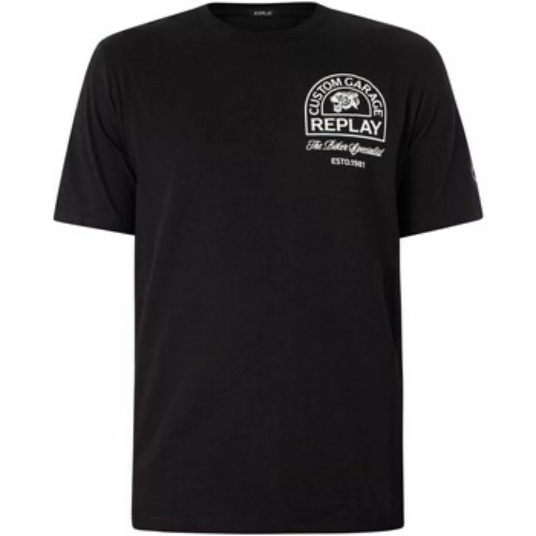 Replay  T-Shirt T-Shirt mit grafischem Logo auf der Rückseite günstig online kaufen