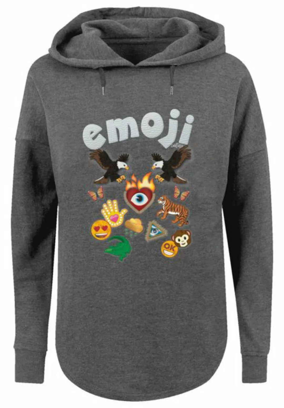 emoji couture Hoodie White leather logo icons Premium Qualität günstig online kaufen