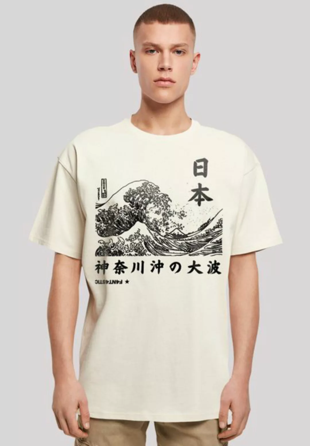 F4NT4STIC T-Shirt Kanagawa Welle Japan Print günstig online kaufen