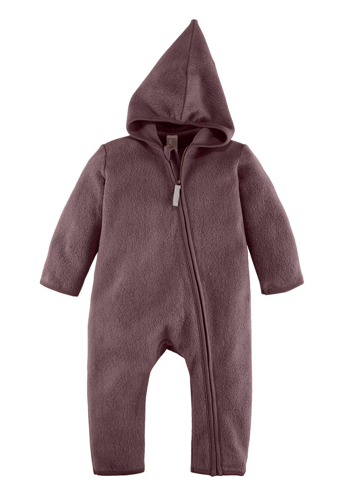 Hessnatur Fleeceoverall aus reiner Bio-Baumwolle (1-tlg) günstig online kaufen
