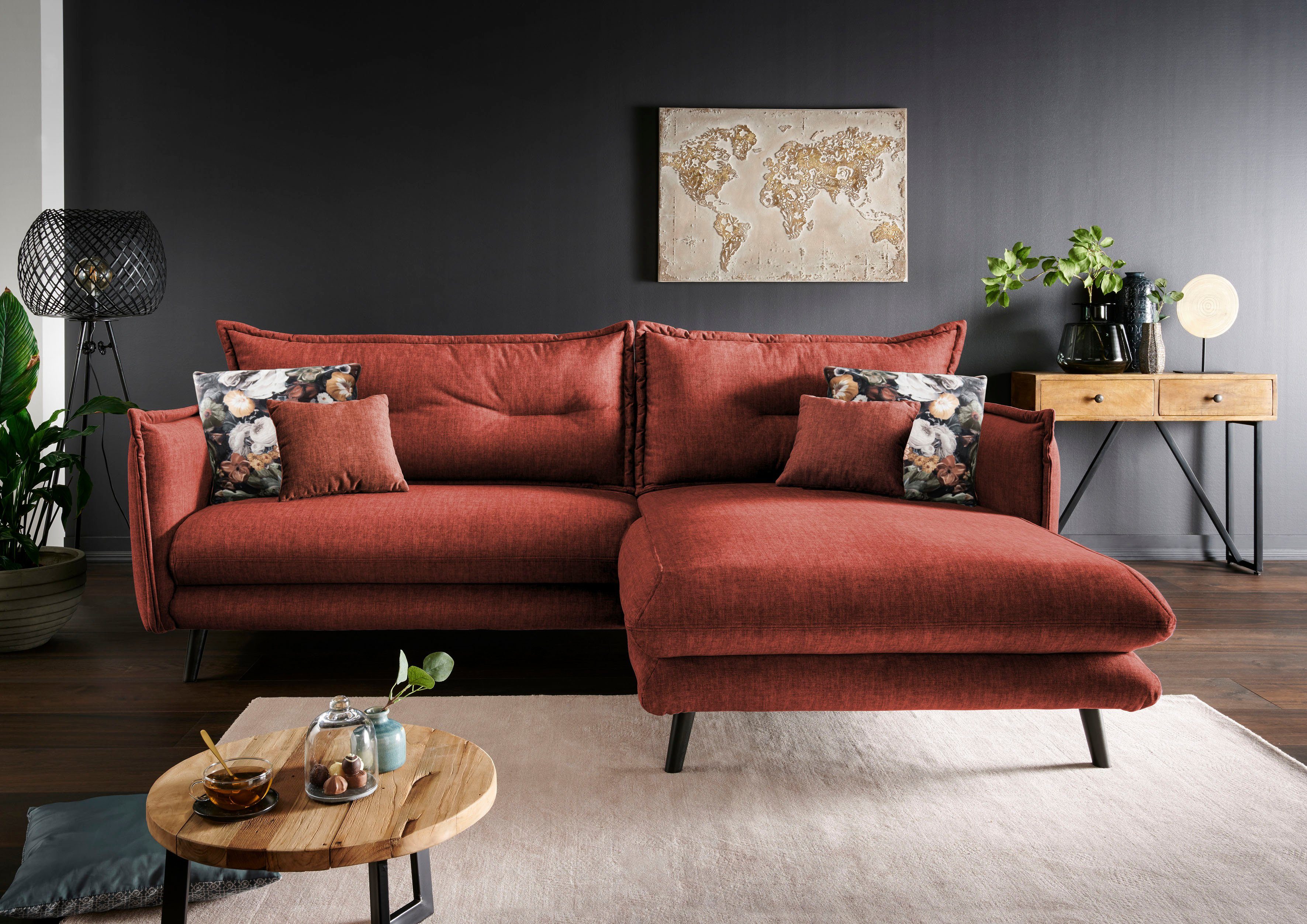 INOSIGN Ecksofa "Lazio", in verschiedenen Bezugsqualitäten und Farben liefe günstig online kaufen