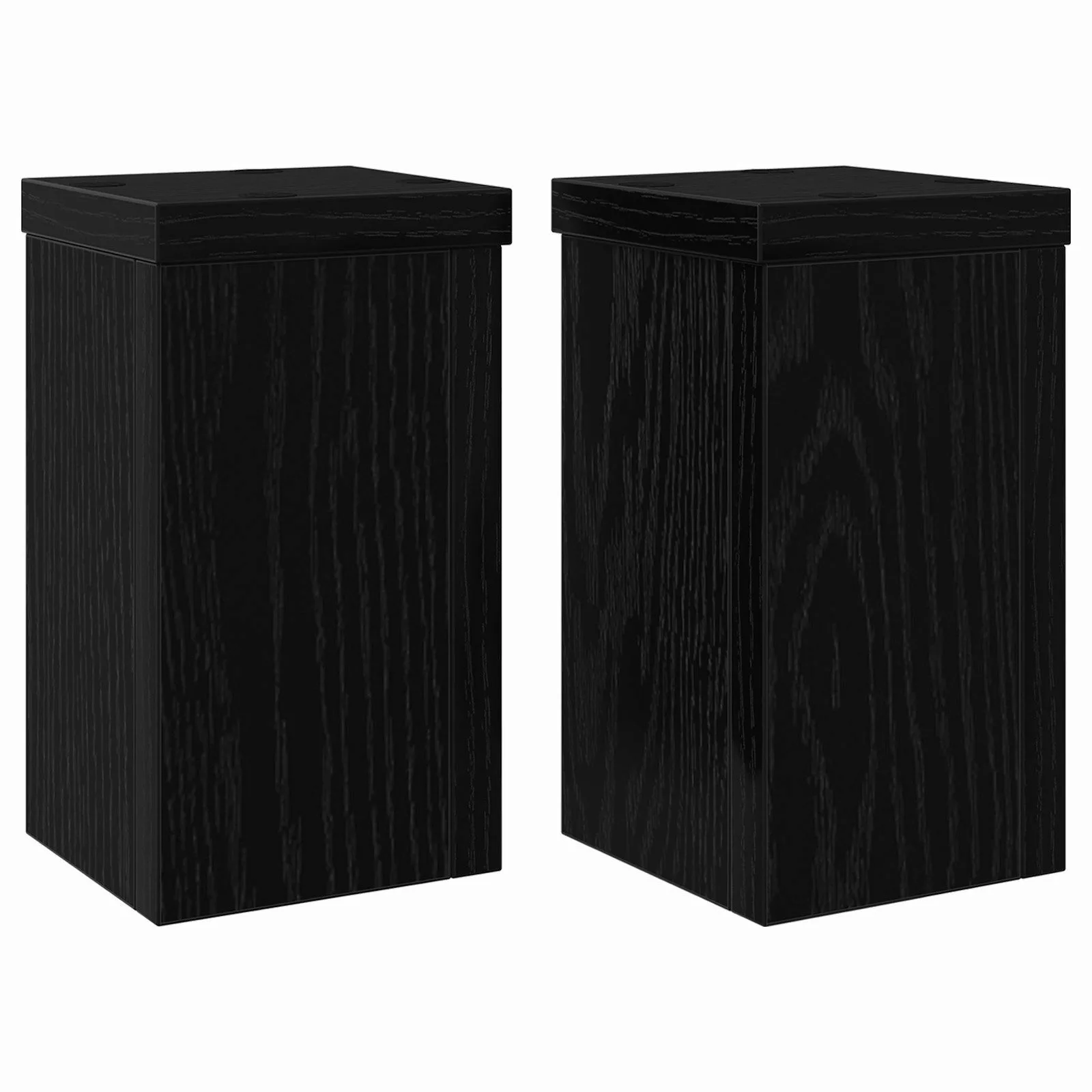 vidaXL Blumenständer Pflanzenständer 2 Stück Schwarz günstig online kaufen