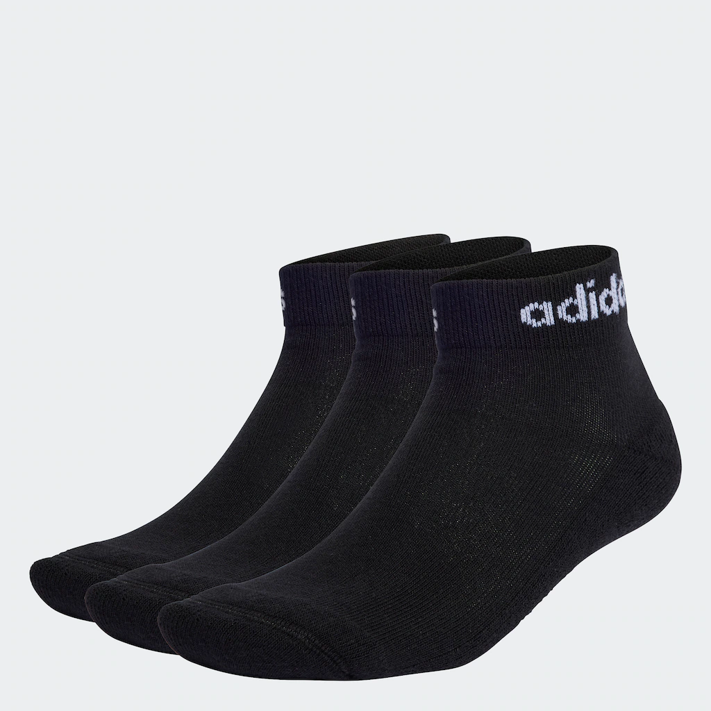 adidas Performance Sportsocken "LINEAR CUSHIONED ANKLE SOCKEN, 3 PAAR", (3 günstig online kaufen