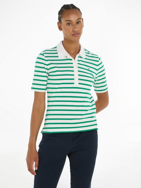 Tommy Hilfiger Poloshirt "1985 REG PIQUE STRIPE POLO SS", mit dezenter Tomm günstig online kaufen