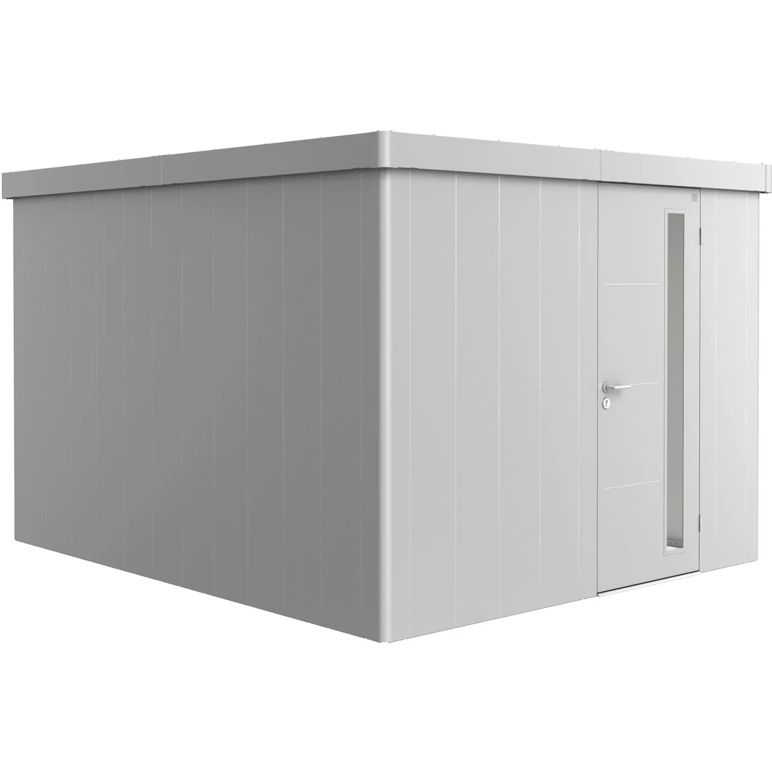 Biohort Gerätehaus Neo 4C Standardtüre Silber-Metallic günstig online kaufen