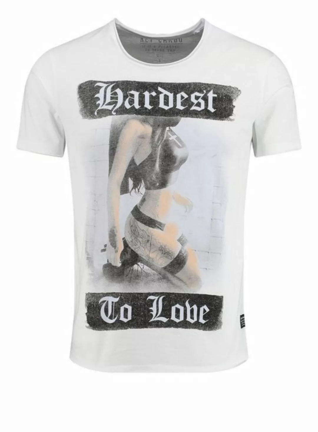Key Largo T-Shirt T-Shirt Level Printshirt vintage Look MT00543 Rundhalsaus günstig online kaufen