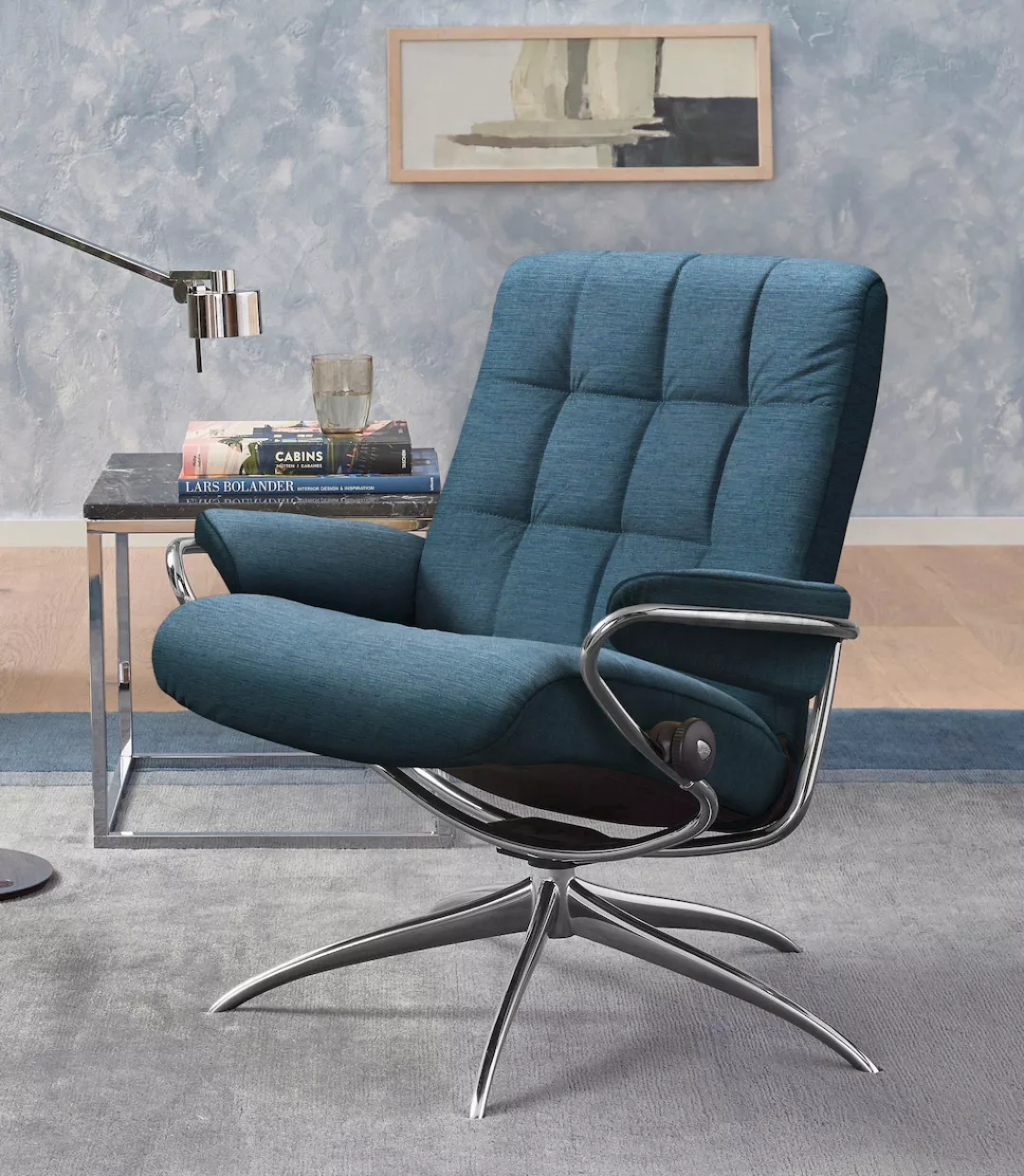 Stressless Relaxsessel "London", Low Back, mit Star Base, Gestell Chrom günstig online kaufen