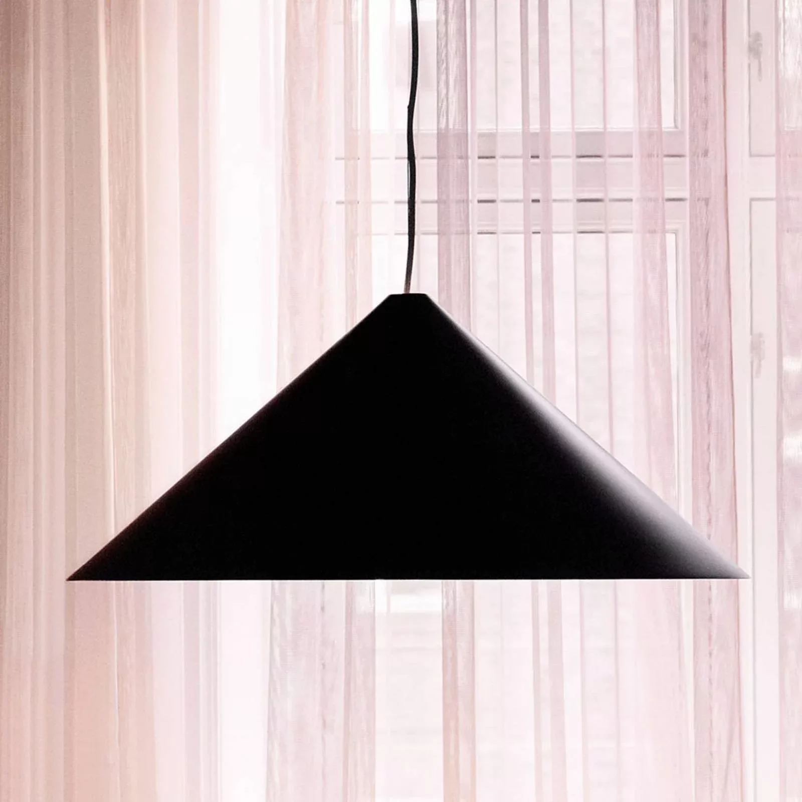 Louis Poulsen Keglen LED-Hängelampe 65cm schwarz günstig online kaufen