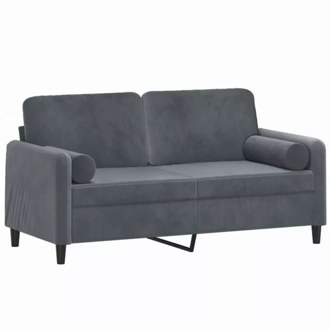 vidaXL Sofa Sofa mit Zierkissen Samt, 140 cm, 2-Sitzer günstig online kaufen