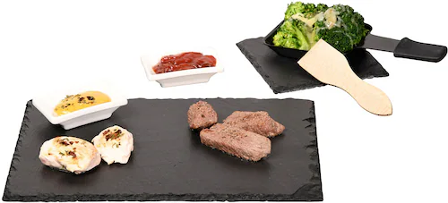 KESPER® Servierplatte »(Raclette-Set)«, (Set, 10 tlg.), mit Zubehör günstig online kaufen