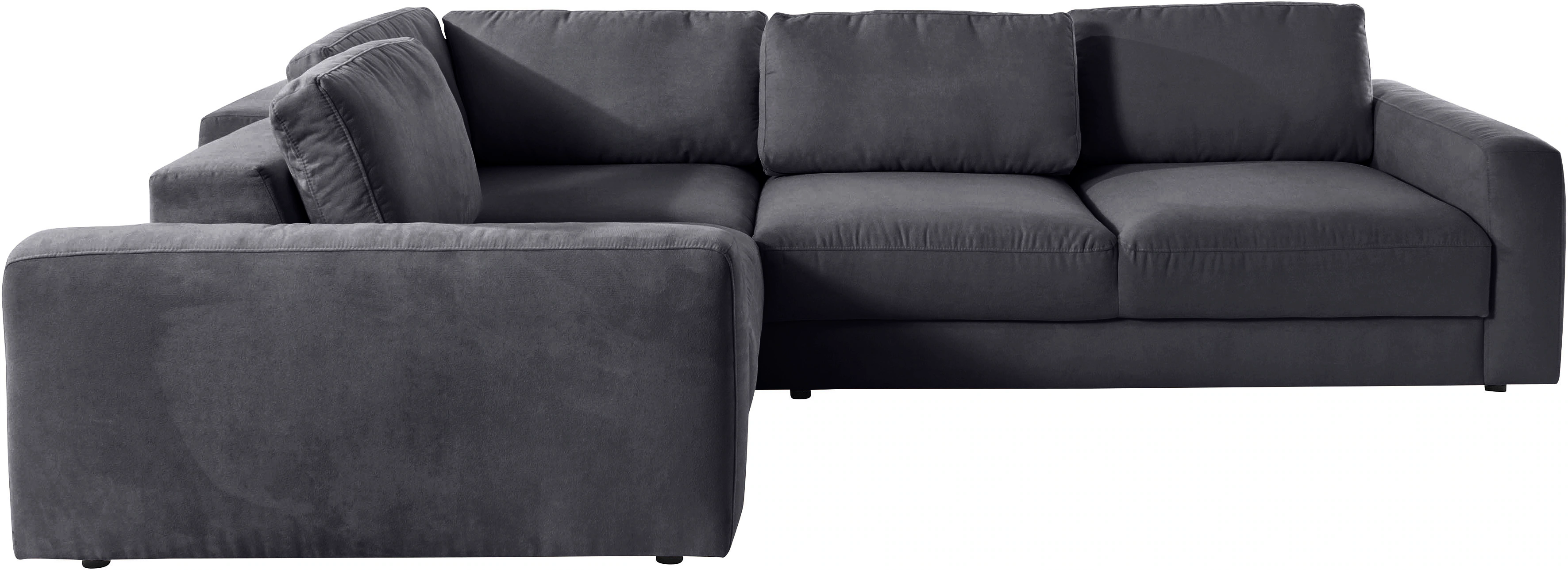 Places of Style Ecksofa "Bloomfield, L-Form", extra tiefe Sitzfläche, wahlw günstig online kaufen