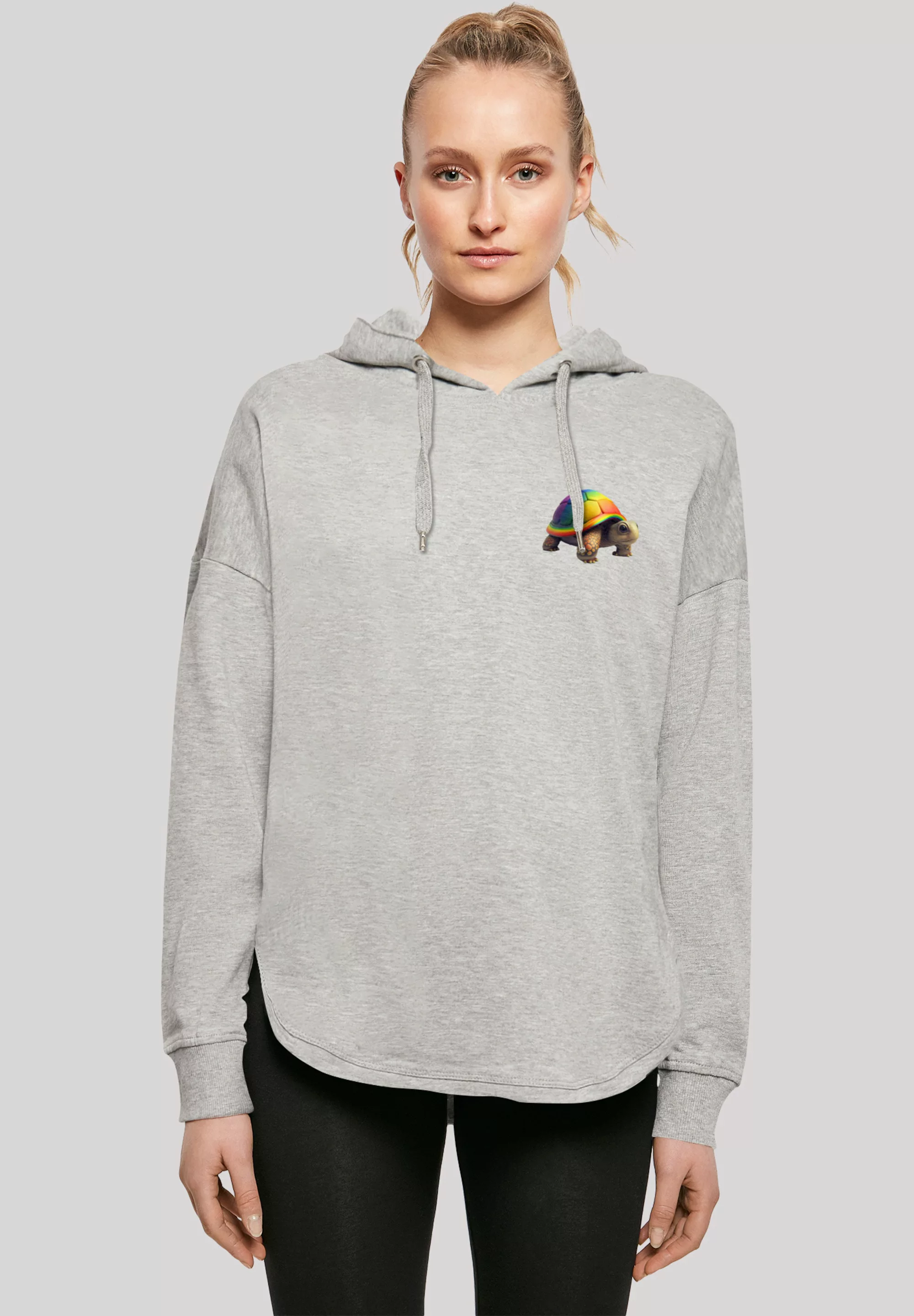 F4NT4STIC Kapuzenpullover "Rainbow Turtle OVERSIZE HOODIE", Print günstig online kaufen