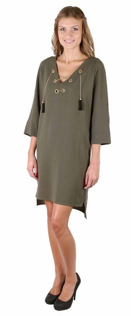 Sarcia.eu Sommerkleid John Zack Khaki, elegant mit Kette S günstig online kaufen